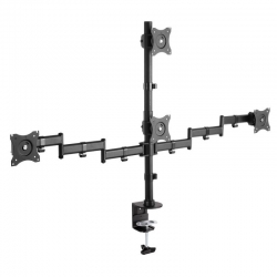 Кронштейн для мониторов Arm Media LCD-T16 черный 15 -32 макс.40кг настольный поворот и наклон верт.перемещ.