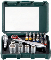 Набор бит и головок Metabo 626701000 (20пред.) для шуруповертов/дрелей