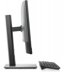 Моноблок Dell Optiplex 7480 23.8 Full HD i5 10500 (3.1)/8Gb/SSD256Gb/UHDG 630/Linux/GbitEth/WiFi/BT/160W/клавиатура/мышь/Cam/черный 1920x1080