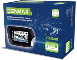 Автосигнализация Cenmax Vigilant ST14 D с обратной связью + дистанционный запуск брелок с ЖК дисплеем