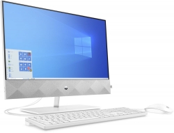 Моноблок HP Pavilion 24-k0015ur 23.8 Full HD Touch i5 10400T (2)/8Gb/SSD256Gb/UHDG 630/CR/Windows 10/GbitEth/WiFi/BT/120W/клавиатура/мышь/Cam/белый