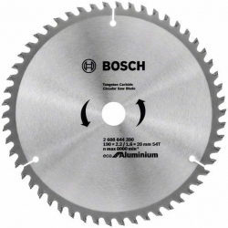Пильный диск универсальный Bosch ECO ALU (2608644390) d=190мм d(посад.)=20мм (циркулярные пилы)