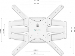 Кронштейн для телевизора Onkron M5 белый 37-70 макс.36.4кг настенный поворот и наклон