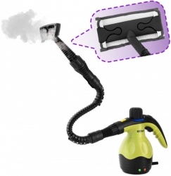 Пароочиститель ручной Kitfort KT-950 черный/желтый