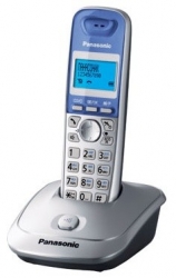 Р/Телефон Dect Panasonic KX-TG2511RUS серебристый/голубой АОН