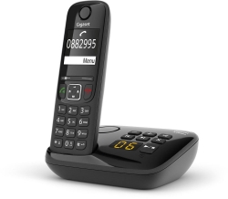 Р/Телефон Dect Gigaset AS690A RUS черный автооветчик АОН