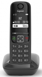 Р/Телефон Dect Gigaset AS690 RUS SYS черный АОН