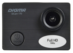 Экшн-камера Digma DiCam 170 черный