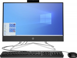 Моноблок HP 22-df0022ur 21.5 Full HD i3 1005 G1 (1.2)/4Gb/1Tb 7.2k/UHDG/CR/Windows 10/GbitEth/WiFi/BT/65W/клавиатура/мышь/Cam/черный 1920x1080