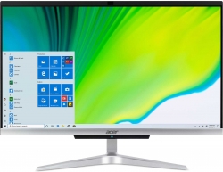 Моноблок Acer Aspire C22-420 21.5 Full HD Ryzen 3 3250U (1.6)/8Gb/SSD256Gb/RGr/CR/Windows 10/WiFi/BT/65W/клавиатура/мышь/серебристый 1920x1080