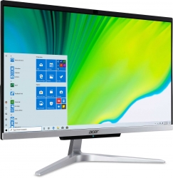 Моноблок Acer Aspire C22-420 21.5 Full HD Ryzen 3 3250U (1.6)/8Gb/SSD256Gb/RGr/CR/Windows 10/WiFi/BT/65W/клавиатура/мышь/серебристый 1920x1080