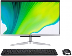 Моноблок Acer Aspire C24-420 23.8 Full HD Ryzen 3 3250U (2.2)/4Gb/SSD256Gb/RGr/CR/Windows 10/GbitEth/WiFi/BT/65W/клавиатура/мышь/Cam/серебристый 19