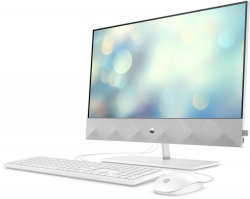 Моноблок HP Pavilion 24-k0005ur 23.8 Full HD Ryzen 3 4300U (2.7)/4Gb/SSD128Gb/RGr/CR/Free DOS 3.0/GbitEth/WiFi/BT/120W/клавиатура/мышь/Cam/белый 19