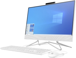 Моноблок HP 22-df0013ur 21.5 Full HD Cel J4025D (2)/4Gb/1Tb 7.2k/UHDG 600/CR/Windows 10/GbitEth/WiFi/BT/65W/клавиатура/мышь/Cam/белый 1920x1080