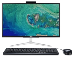 Моноблок Acer Aspire C22-820 21.5 Full HD Cel J4025D (2)/4Gb/SSD128Gb/UHDG 600/Endless/GbitEth/WiFi/BT/65W/клавиатура/мышь/серебристый/черный 1920x