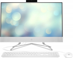 Моноблок HP 24-df0029ur 23.8 Full HD Cel J4025D (2)/4Gb/SSD128Gb/UHDG 600/CR/Free DOS 3.0/GbitEth/WiFi/BT/65W/клавиатура/мышь/Cam/белый 1920x1080