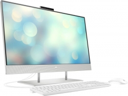 Моноблок HP 27-dp0019ur 27 Full HD Ryzen 5 4500U (2.3)/8Gb/SSD256Gb/RGr/CR/Free DOS 3.0/GbitEth/WiFi/BT/65W/клавиатура/мышь/Cam/серебристый 1920x10
