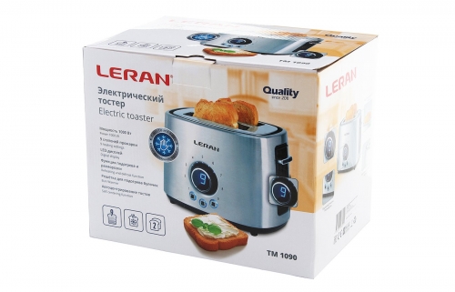 Тостер Leran TM 1090 серебристый