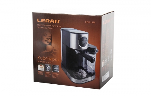 Кофеварка эспрессо Leran ECM 1585 черный