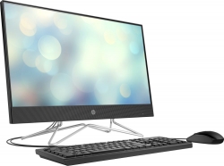 Моноблок HP 24-df0016ur 23.8 Full HD Ath 3050U (2.3)/4Gb/SSD256Gb/RGr/CR/Free DOS 3.0/GbitEth/WiFi/BT/65W/клавиатура/мышь/Cam/черный 1920x1080