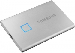 Жесткий диск SSD Samsung USB-C 500Gb MU-PC500S/WW T7 Touch серый