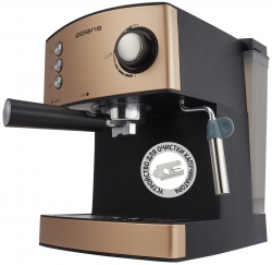 Кофеварка эспрессо Polaris PCM 1527E Adore Crema бронзовый/черный