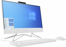 Моноблок HP 22-df1012ur 21.5 Full HD i5 1135G7 (2.4)/8Gb/SSD256Gb/Iris Xe/CR/Windows 10/GbitEth/WiFi/BT/90W/клавиатура/мышь/Cam/белый 1920x1080