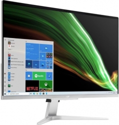 Моноблок Acer Aspire C27-1655 27 Full HD i5 1135G7 (2.4)/8Gb/1Tb/SSD256Gb/MX330/CR/Windows 10/WiFi/BT/клавиатура/мышь/Cam/серебристый 1920x1080
