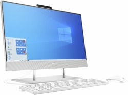 Моноблок HP 24-dp1000ur 23.8 Full HD i3 1115G4 (3)/4Gb/SSD256Gb/MX330 2Gb/CR/Windows 10/GbitEth/WiFi/BT/90W/клавиатура/мышь/Cam/серебристый 1920x10