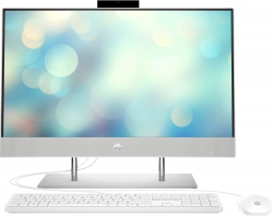 Моноблок HP 24-dp0051ur 23.8 Full HD Ryzen 5 4500U (2.3)/8Gb/SSD256Gb/RGr/CR/Free DOS 3.0/GbitEth/WiFi/BT/65W/клавиатура/мышь/Cam/серебристый 1920x