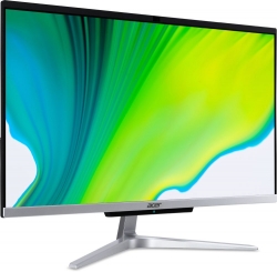 Моноблок Acer Aspire C24-963 23.8 Full HD i5 1035G1 (1.2)/8Gb/1Tb 5.4k/SSD256Gb/UHDG/CR/Endless/GbitEth/WiFi/BT/65W/клавиатура/мышь/Cam/серебристый