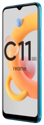 Смартфон Realme C11 2021 32Gb 2Gb синий моноблок 3G 4G 2Sim 6.52 720x1600 Android 11 8Mpix 802.11 b/g/n NFC GPS GSM900/1800 GSM1900 MP3 microSD max