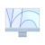 Моноблок Apple iMac MJV93RU/A 24 4.5K M1 /8Gb/SSD256Gb/macOS/WiFi/BT/клавиатура/мышь/Cam/синий 4480x2520