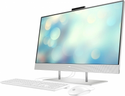 Моноблок HP 27-dp1004ur 27 Full HD i5 1135G7 (2.4)/4Gb/SSD256Gb/Iris Xe/CR/Free DOS 3.0/GbitEth/WiFi/BT/90W/клавиатура/мышь/Cam/серебристый 1920x10