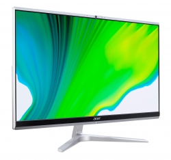 Моноблок Acer Aspire C24-1651 23.8 Full HD Touch i7 1165G7 (2.8)/16Gb/SSD512Gb/MX450/CR/Endless/WiFi/BT/65W/клавиатура/мышь/Cam/серебристый 1920x10