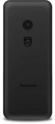 Мобильный телефон Philips E172 Xenium черный моноблок 2Sim 2.4 240x320 0.3Mpix GSM900/1800 MP3 FM microSD max16Gb