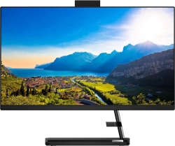 Моноблок Lenovo IdeaCentre 3 24ITL6 23.8 Full HD i3 1115G4 (3)/8Gb/SSD256Gb/UHDG/Free DOS/GbitEth/WiFi/BT/65W/клавиатура/мышь/Cam/черный 1920x1080