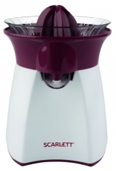 Соковыжималка цитрусовая Scarlett SC-JE50C07 белый/красный