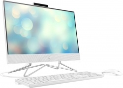 Моноблок HP 22-df1026ur 21.5 Full HD i3 1125G4 (2)/4Gb/SSD256Gb/MX330 2Gb/CR/Free DOS 3.0/GbitEth/WiFi/BT/90W/клавиатура/мышь/Cam/белый 1920x1080