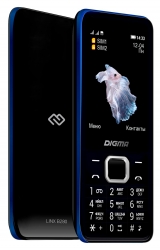 Мобильный телефон Digma LINX B280 32Mb черный моноблок 2.44 240x320 0.08Mpix GSM900/1800