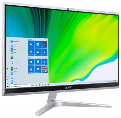 Моноблок Acer Aspire C22-1650 21.5 Full HD i5 1135G7 (2.4) 8Gb SSD512Gb UHDG CR Windows 10 WiFi BT 65W клавиатура мышь Cam серебристый 1920x1080