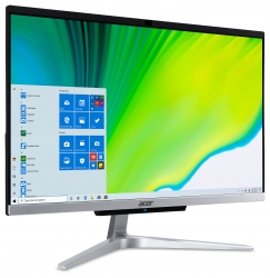 Моноблок Acer Aspire C22-420 21.5 Full HD Ryzen 3 3250U (2.6) 4Gb 1Tb RGr CR Windows 10 WiFi BT 65W клавиатура мышь Cam серебристый 1920x1080