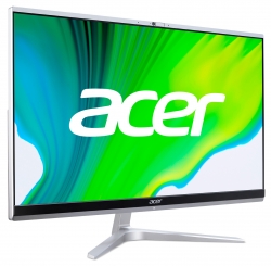 Моноблок Acer Aspire C24-1651 23.8 Full HD Touch i5 1135G7 (2.4) 8Gb 1Tb SSD512Gb MX450 CR Endless GbitEth WiFi BT 135W клавиатура мышь Cam серебри