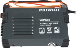 Сварочный аппарат Patriot WM160D инвертор ММА 6.8кВт