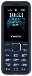 Мобильный телефон Digma C171 Linx 32Mb темно-синий моноблок 2Sim 1.77 128x160 0.08Mpix GSM900/1800 FM microSD max16Gb