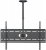 Кронштейн для телевизора Cactus CS-CP04-R черный 37-70 макс.81.6кг потолочный поворот и наклон