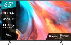 Телевизор QLED Hisense 65E7HQ черный