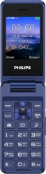 Мобильный телефон Philips E2601 Xenium синий раскладной 2Sim 2.4 240x320 Nucleus 0.3Mpix GSM900/1800 FM microSD max32Gb