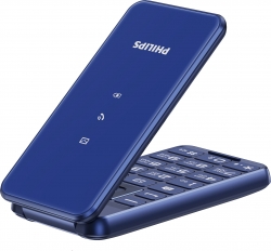 Мобильный телефон Philips E2601 Xenium синий раскладной 2Sim 2.4 240x320 Nucleus 0.3Mpix GSM900/1800 FM microSD max32Gb
