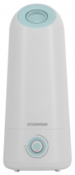 Увлажнитель воздуха Starwind SHC1530 25Вт (ультразвуковой) белый/бирюзовый